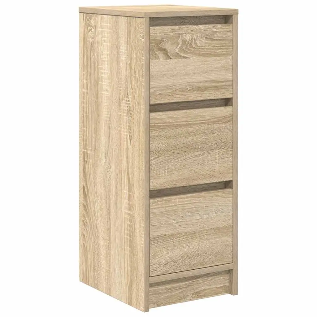 Sideboard Brown 29.5x34x76 cm Storage Cabinet Buffet Engineered Wood