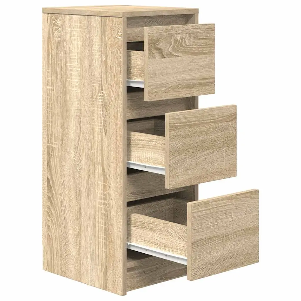 Sideboard Brown 29.5x34x76 cm Storage Cabinet Buffet Engineered Wood