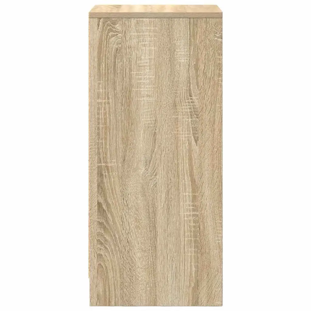 Sideboard Brown 29.5x34x76 cm Storage Cabinet Buffet Engineered Wood