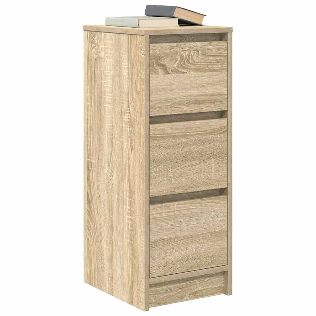 Sideboard Brown 29.5x34x76 cm Storage Cabinet Buffet Engineered Wood