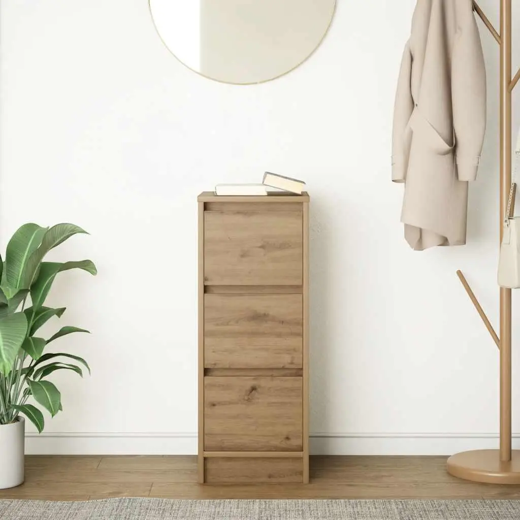 Sideboard Storage Cabinet Brown Engineered Wood Multi Room Furniture