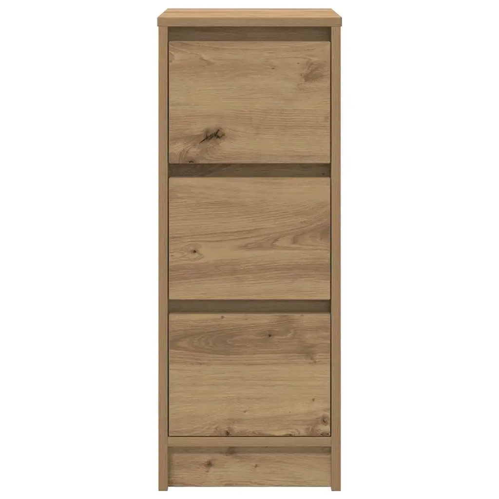 Sideboard Storage Cabinet Brown Engineered Wood Multi Room Furniture
