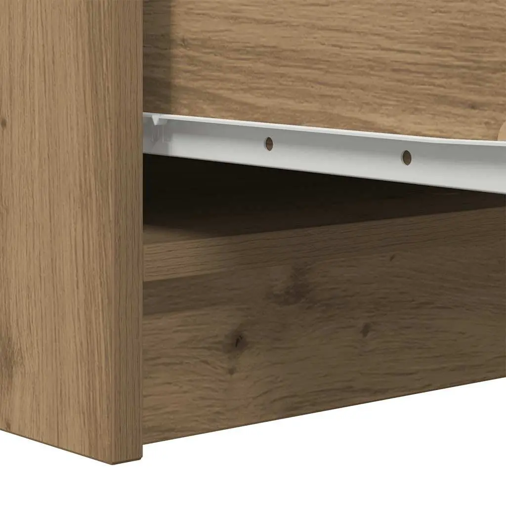 Sideboard Storage Cabinet Brown Engineered Wood Multi Room Furniture