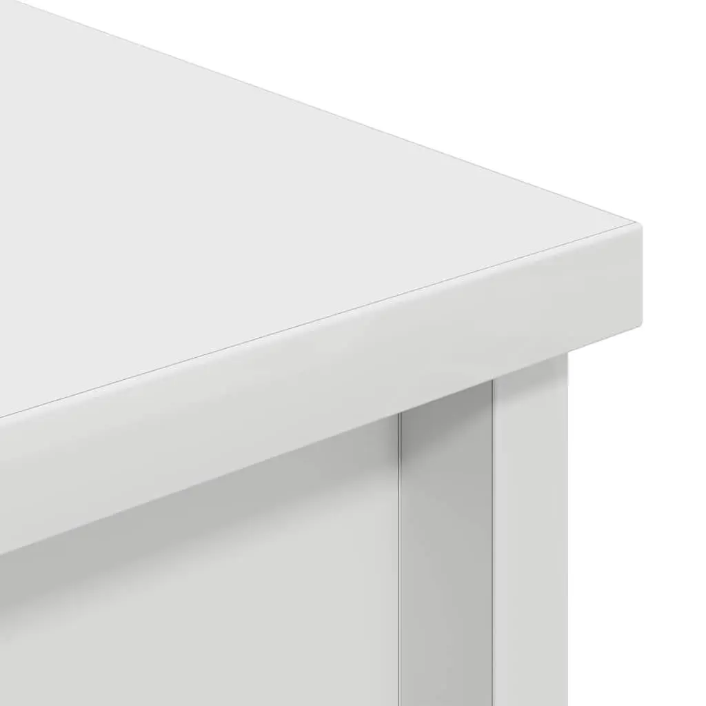 Highboard Storage Cabinet White Engineered Wood 180cm Moisture and Warp Resistant