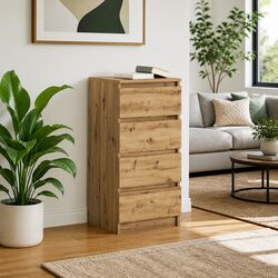 Concise Storage Solution: Engineered Wood Sideboard