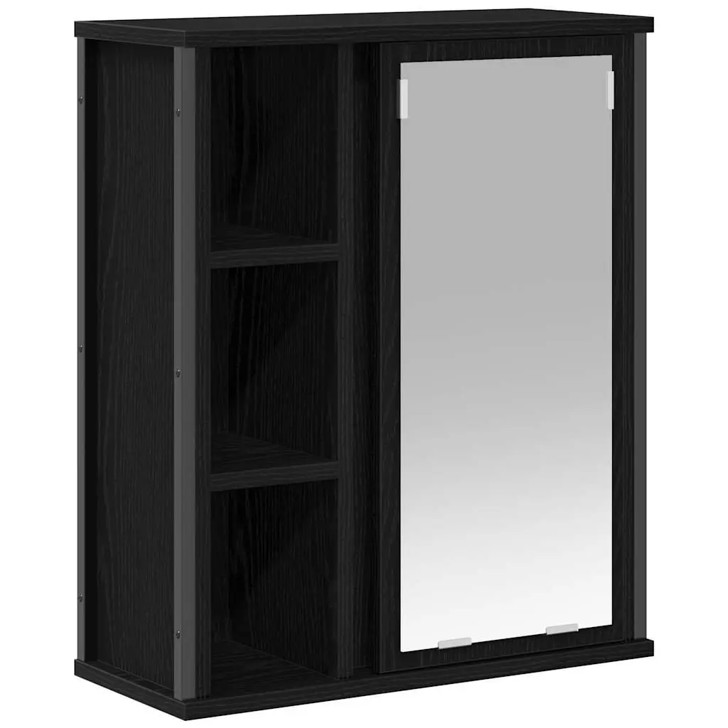 Bathroom Wall Cabinet with Integrated Mirror