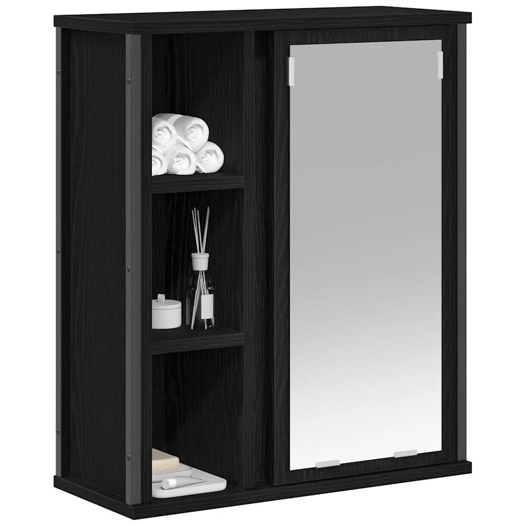Bathroom Wall Cabinet with Integrated Mirror
