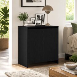 Black Oak Sideboard Cabinet 70x41x75cm