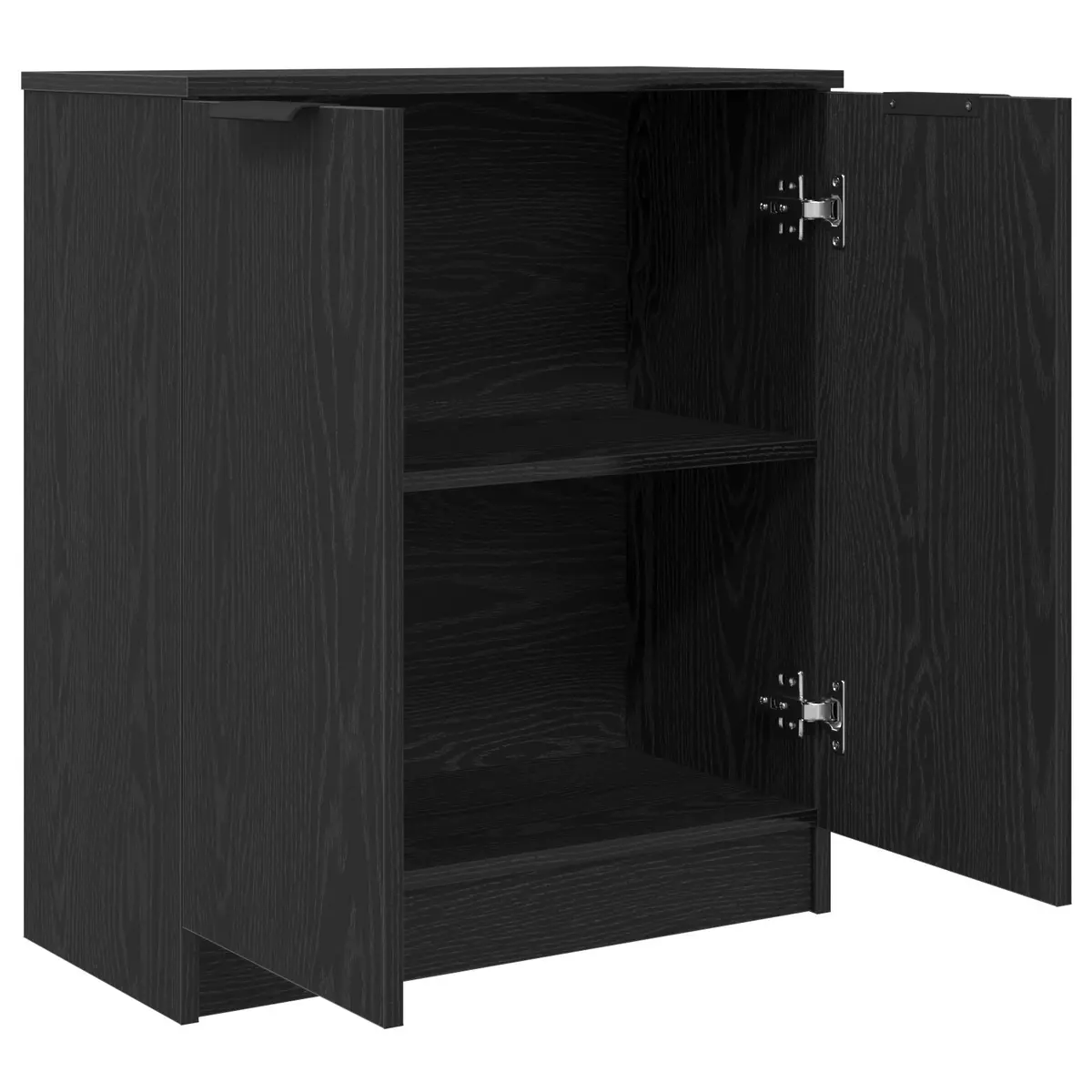 Sideboard Black 60x30x70cm Modern Storage Cabinet for Living Dining Room