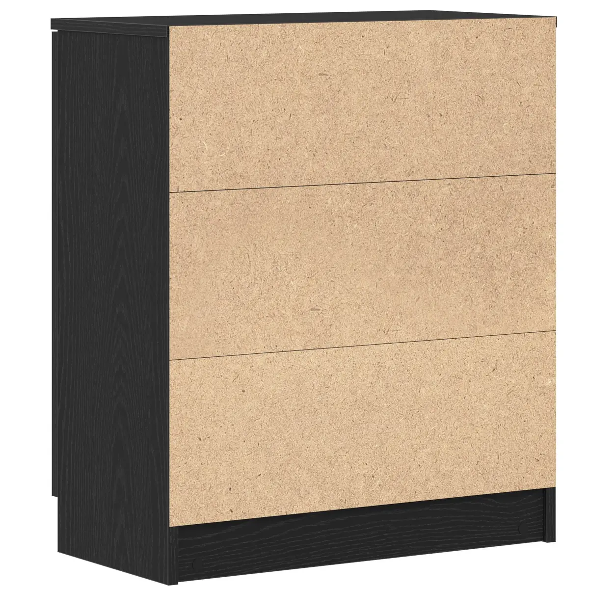 Sideboard Black 60x30x70cm Modern Storage Cabinet for Living Dining Room