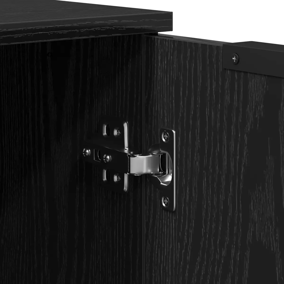 Sideboard Black 60x30x70cm Modern Storage Cabinet for Living Dining Room