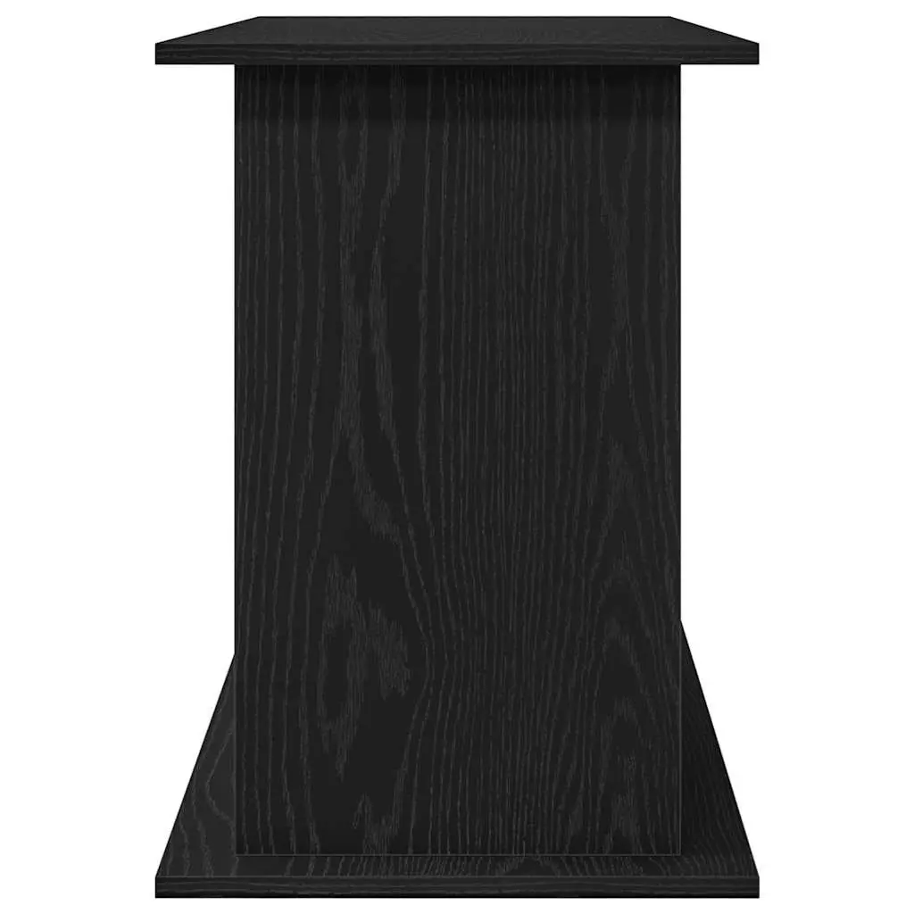 Aquarium Stand Fish Tank Display Cabinet with Storage Shelves Black Oak