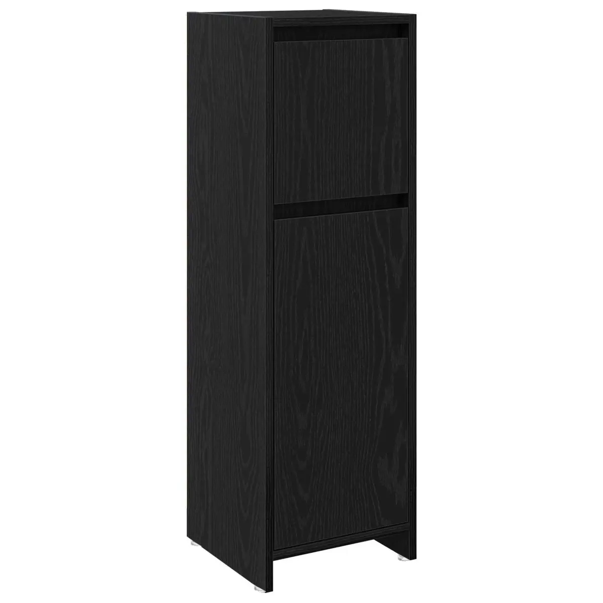 Black Oak Bathroom Cabinet for Smart Storage