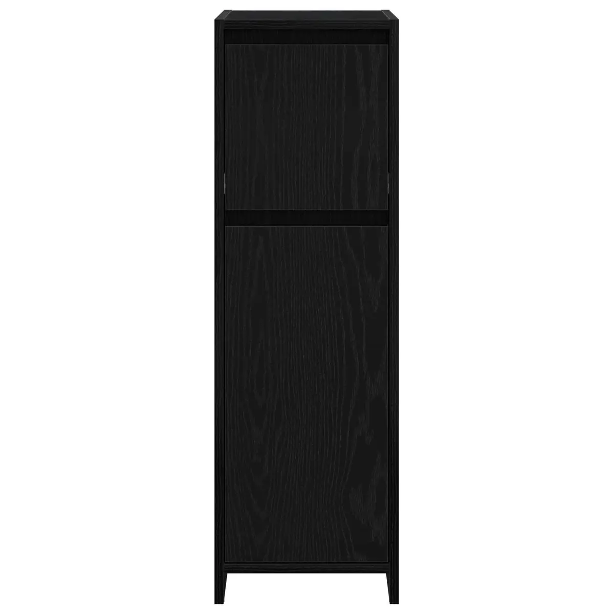 Black Oak Bathroom Cabinet for Smart Storage