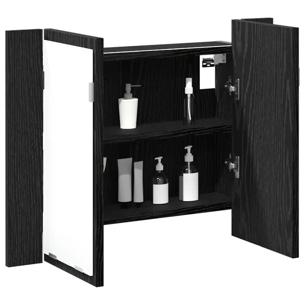 LED Bathroom Mirror Cabinet with Shelving