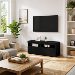 Compact LED Light TV Cabinet, Stylish and Functional