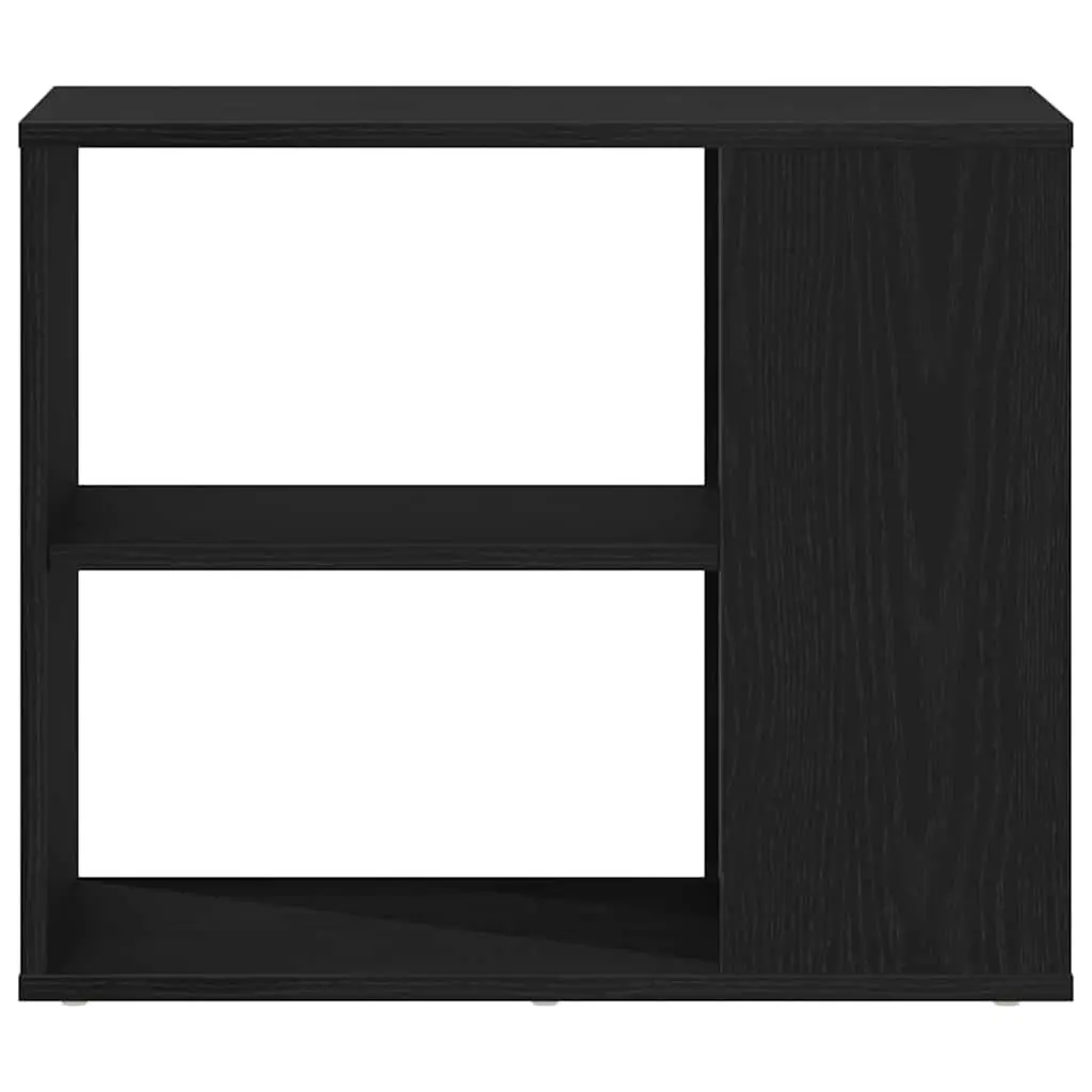Sideboard Black 60x30x50cm Modern Storage Cabinet with Drawer and Shelves
