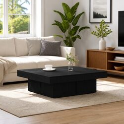 Black Oak Coffee Table - Modern and Functional