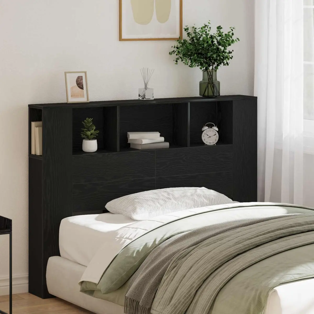 Headboard Cabinet with Storage for Modern Bedrooms