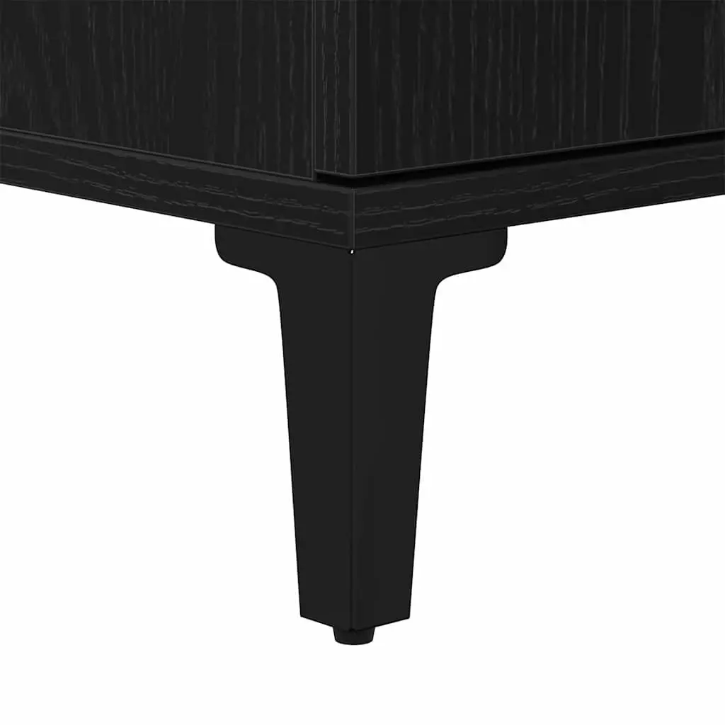 Black Oak Bathroom Cabinet for Organized Storage