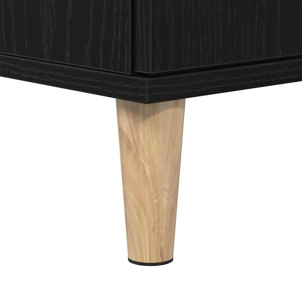 Black Oak Wall-Mounted Vanity for Bathrooms
