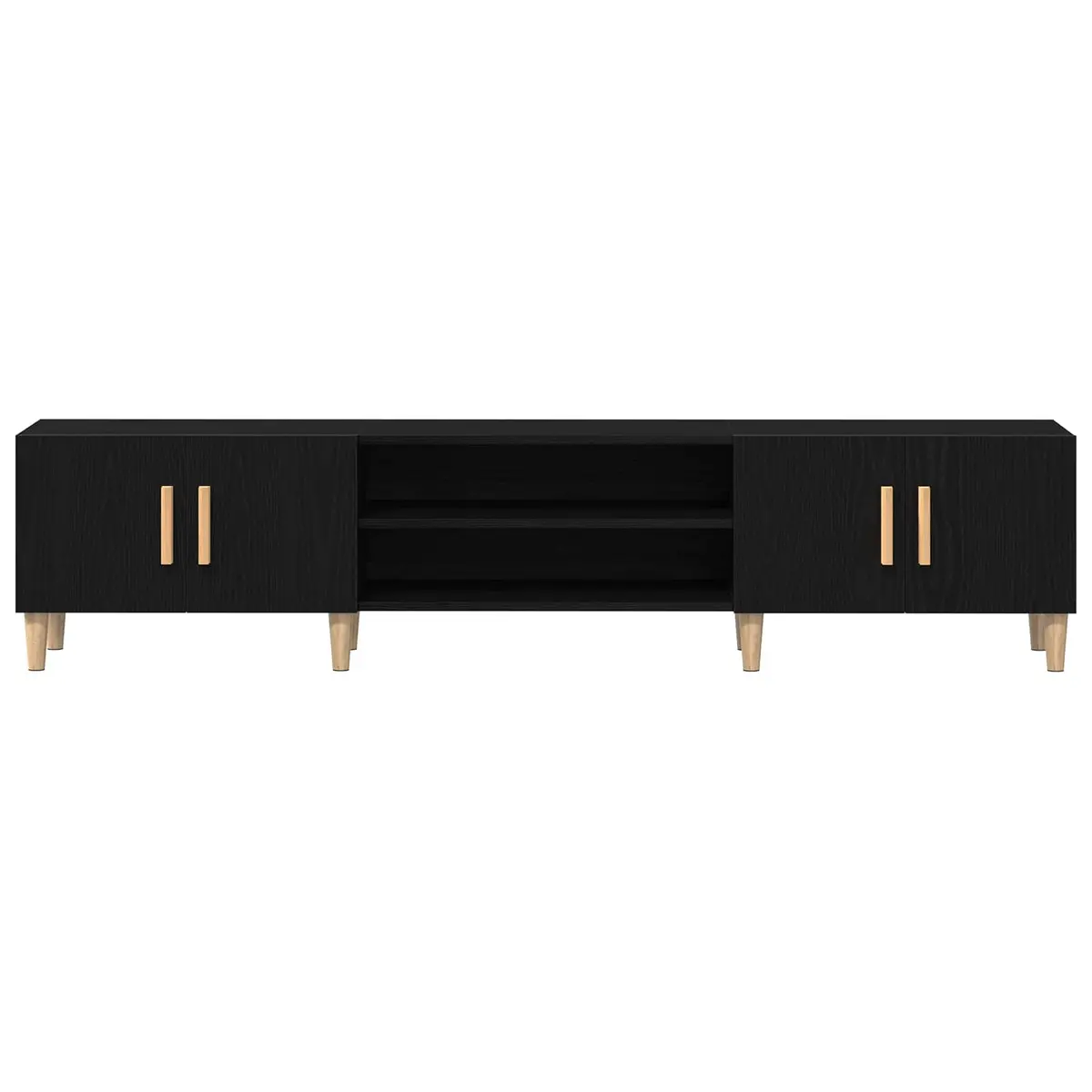 180cm Black TV Cabinet