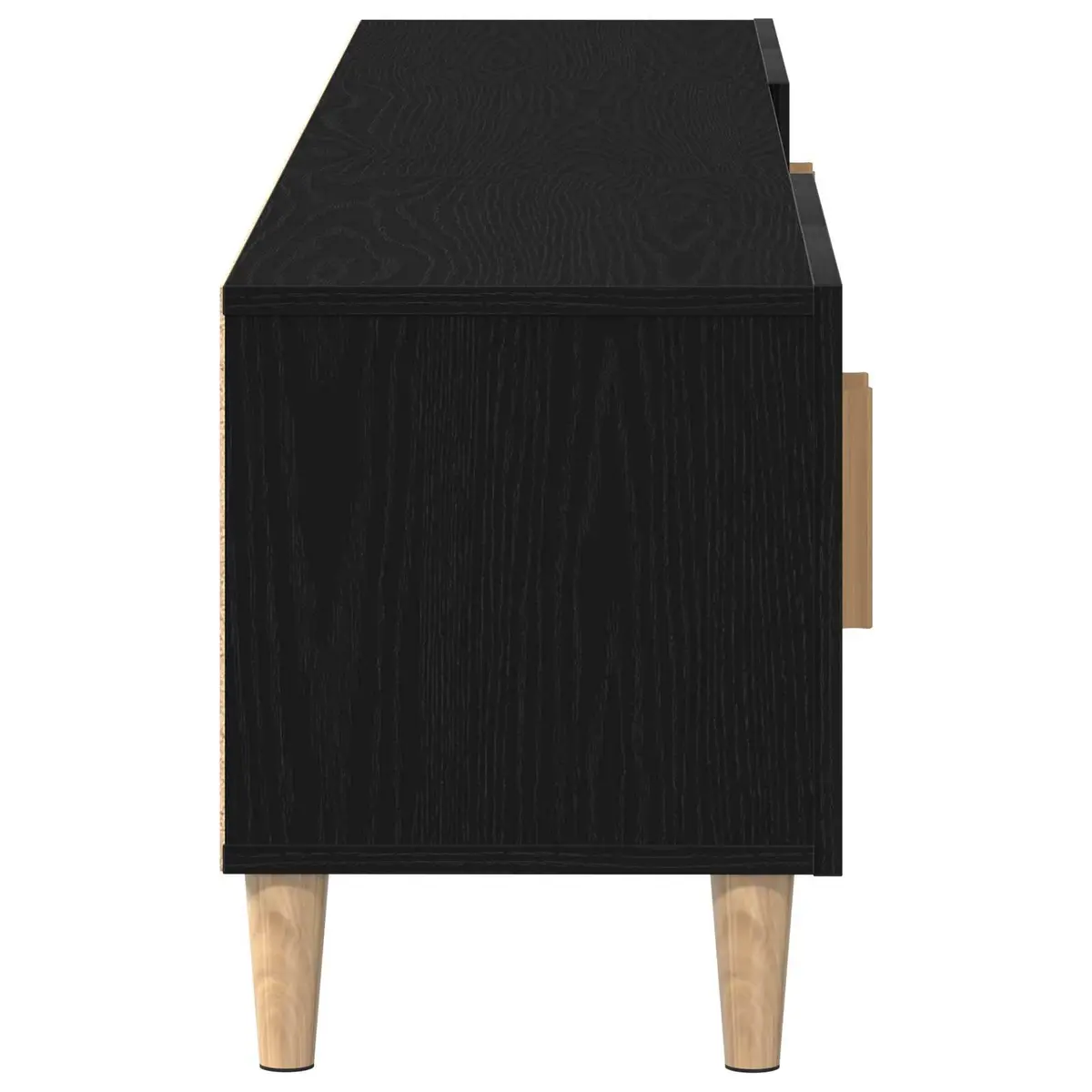 180cm Black TV Cabinet