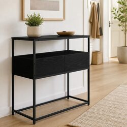 Your Friendly Black Console Table for Entryway Essentials