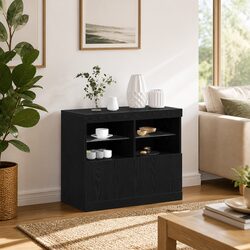 Compact LED Sideboard with RGB Lighting