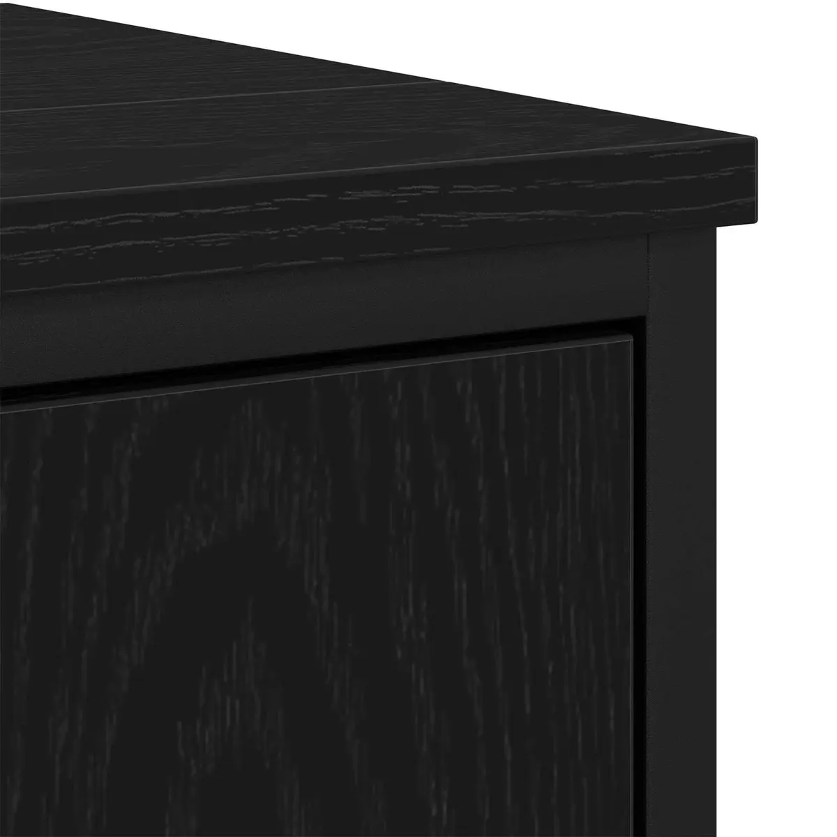Bathroom Vanity Unit Black 60x30x60cm Wall-Mounted Storage Cabinet