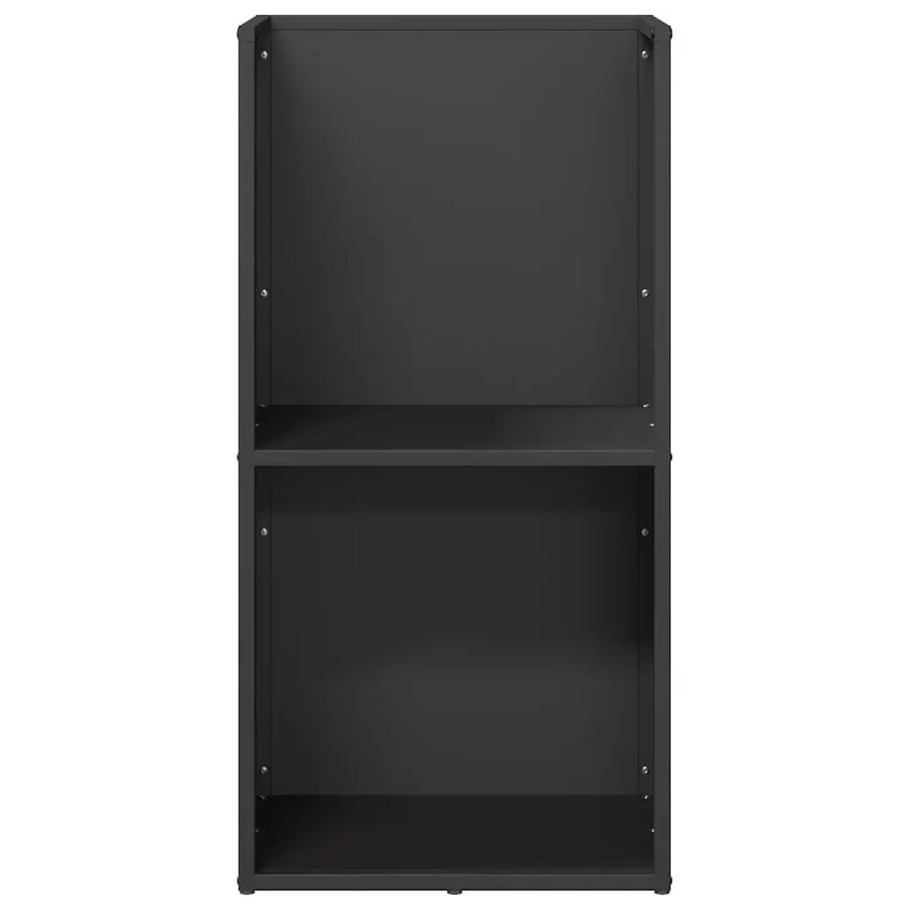 Firewood Rack Black 40x30x80 cm Cold-rolled Steel Log Storage Holder