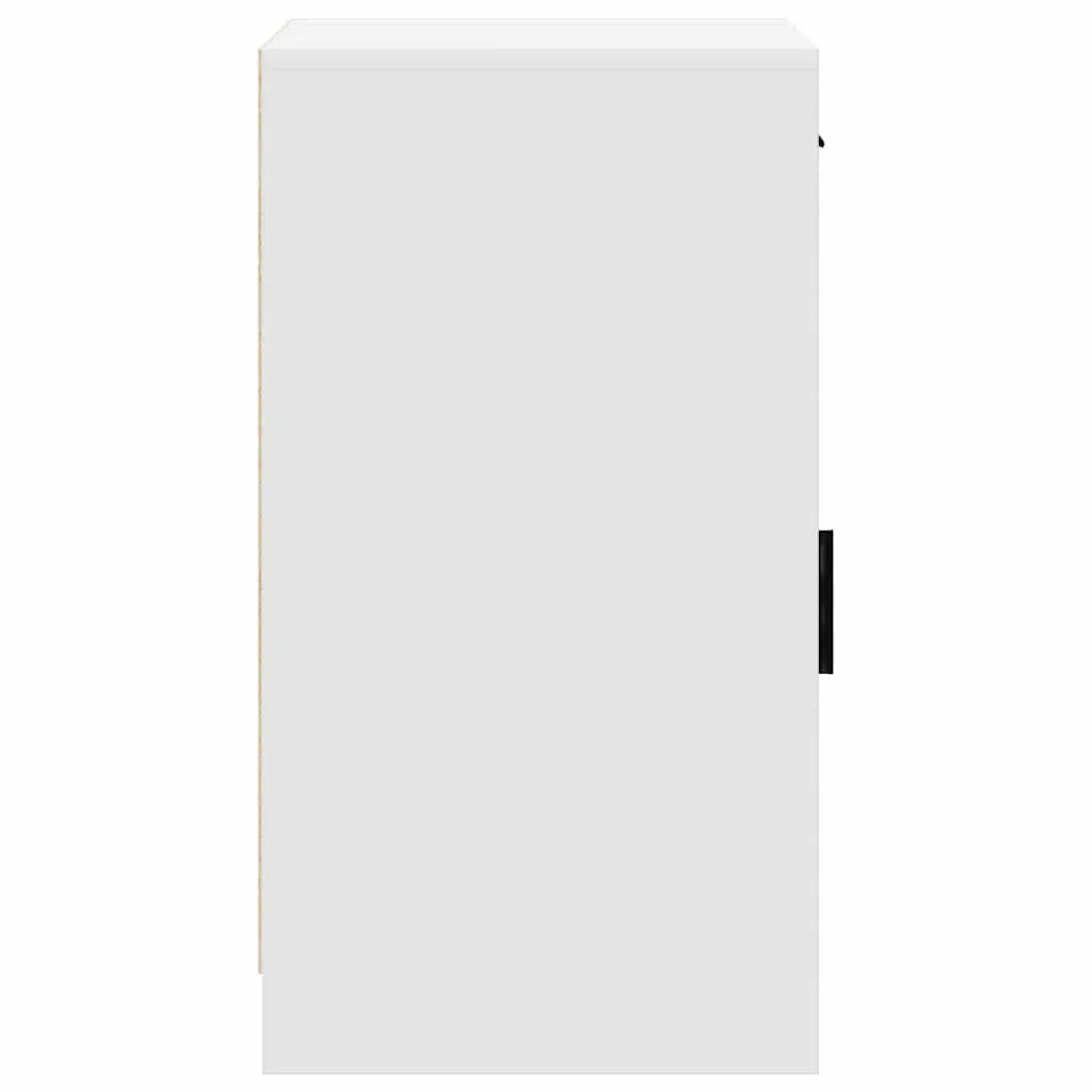 Sideboard White 40 x 40.5 x 75 cm Modern Storage Cabinet with Drawers