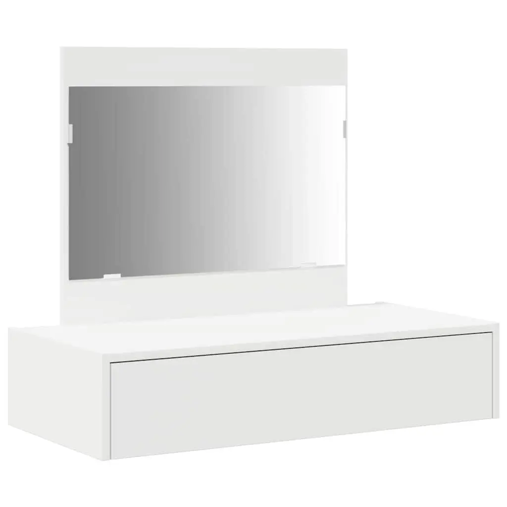 Dressing Table White 83x40x70cm Modern Storage Makeup Console