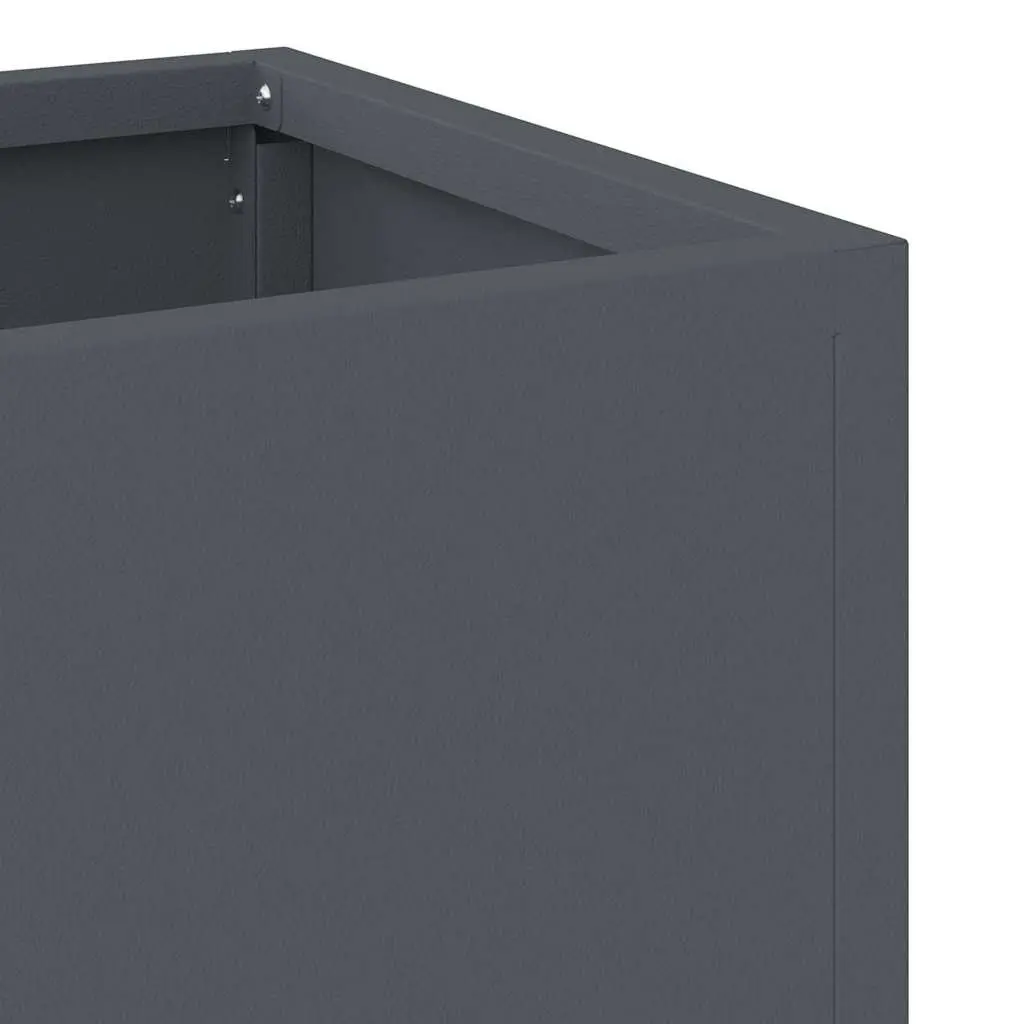Raised Garden Planter Anthracite 100 x 26 x 82 cm Rectangular Metal
