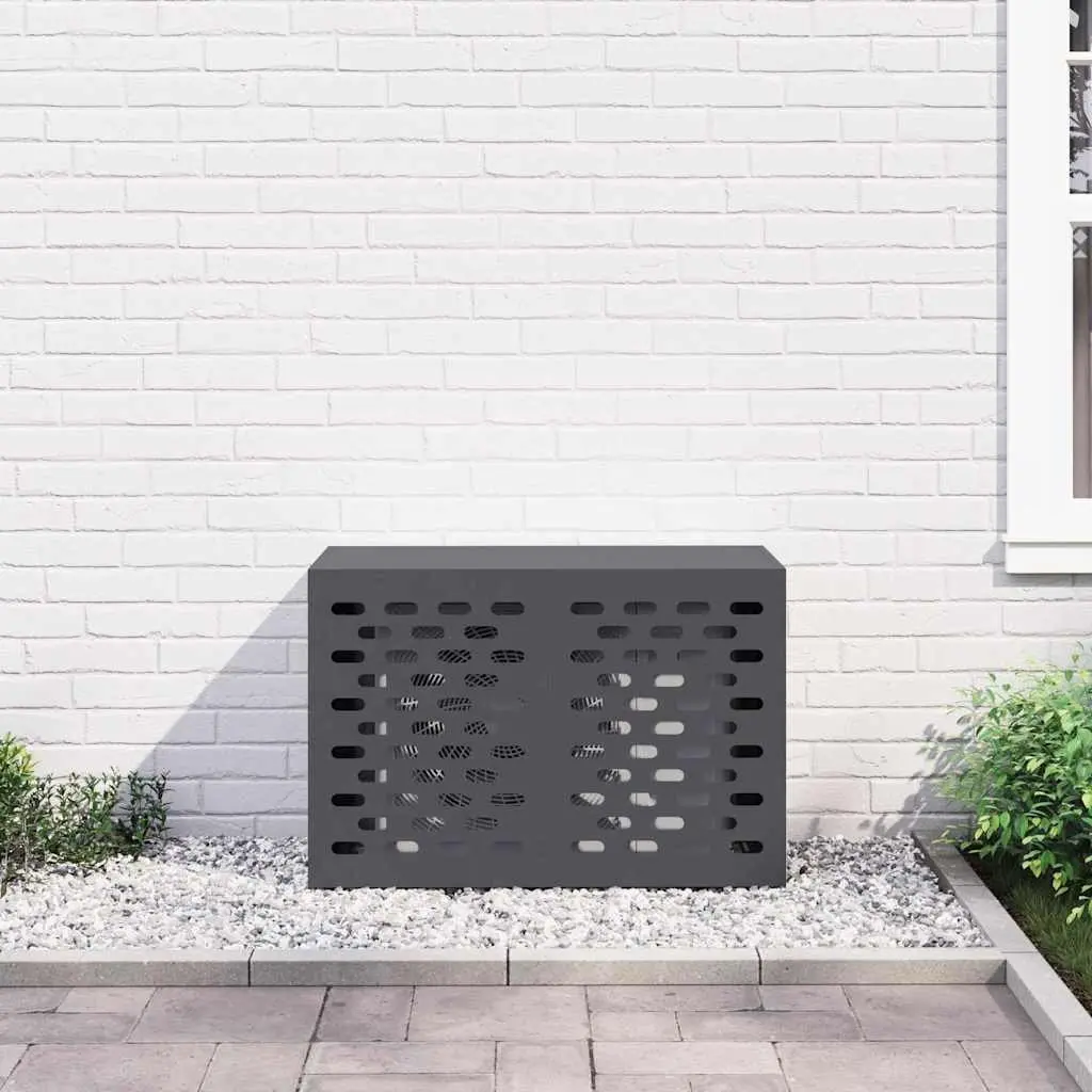 Air Conditioner Cover Rectangular Anthracite 90 x 40 x 60 cm Outdoor Protection