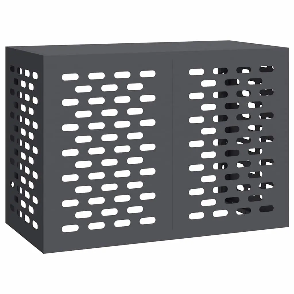 Air Conditioner Cover Anthracite Rectangular 100x50x70cm Outdoor Protection
