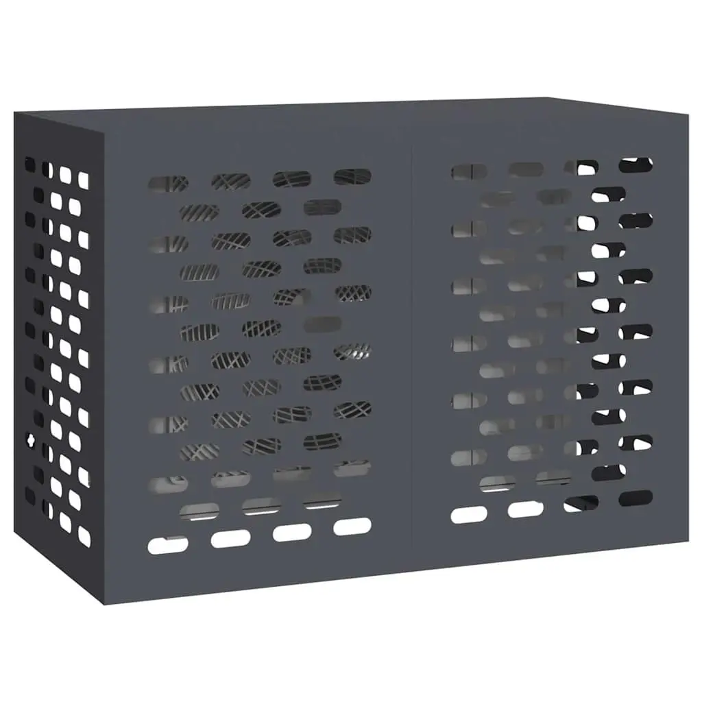 Air Conditioner Cover Anthracite Rectangular 100x50x70cm Outdoor Protection