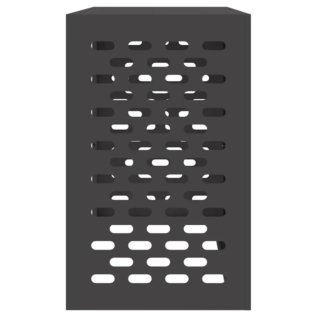 Air Conditioner Cover Black Rectangular 110x50x80cm Outdoor Unit Protection