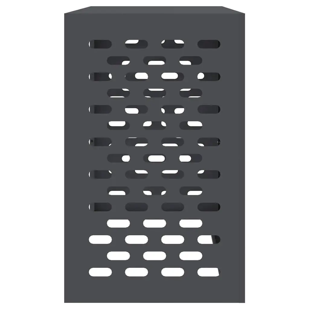 Air Conditioner Cover Anthracite Rectangular Steel Outdoor Unit Protection