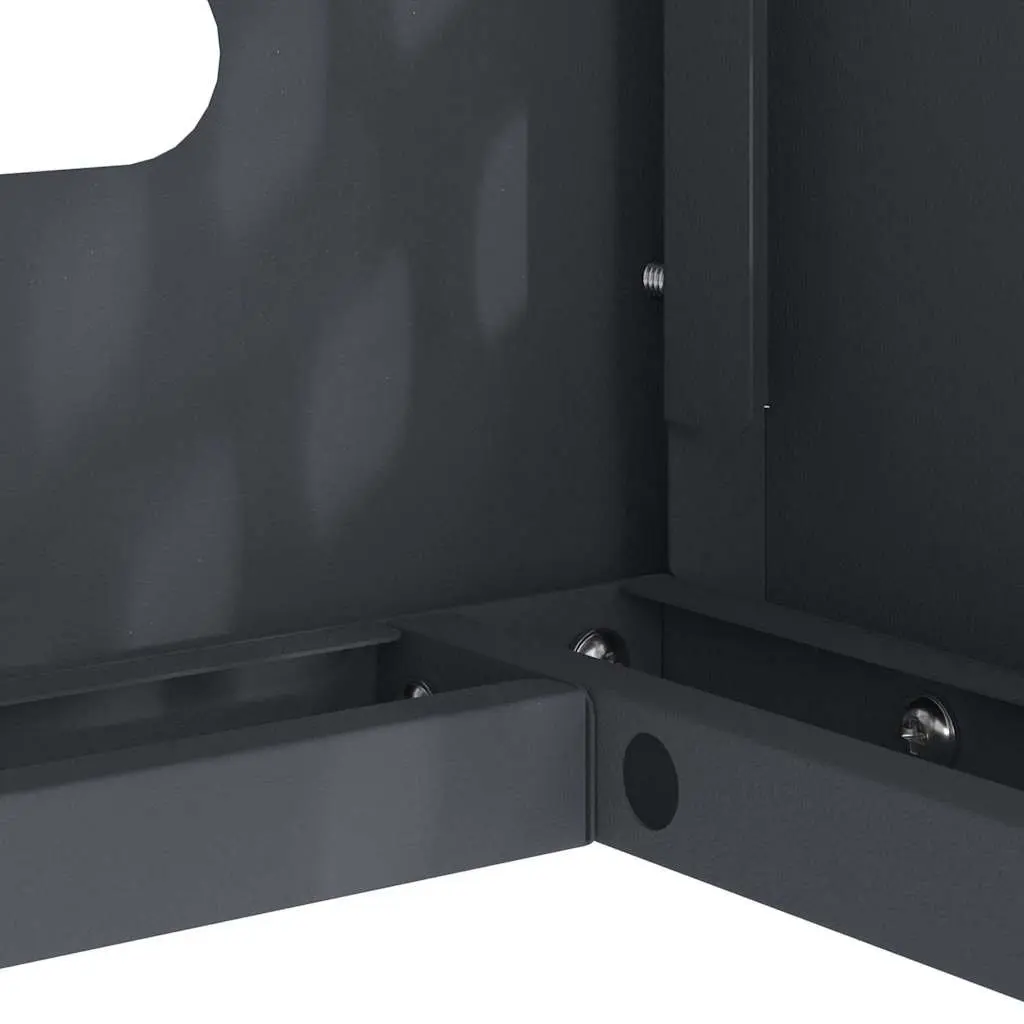 Air Conditioner Cover Anthracite Rectangular Steel Outdoor Unit Protection