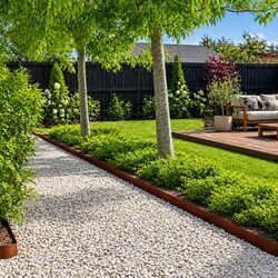 Friendly Lawn Edging Set 10 Pieces 100x20cm for Easy Installation