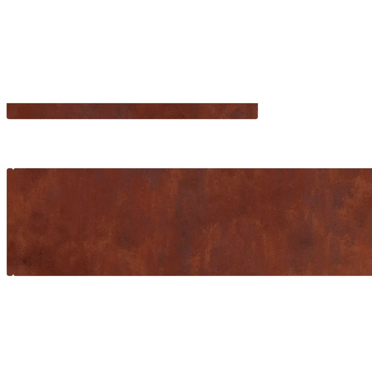Garden Lawn Edging Brown 450cm Weathering Steel Outdoor Border