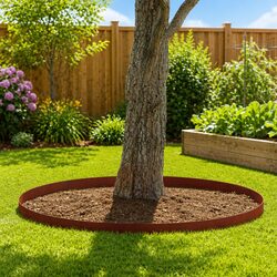 Garden Lawn Edging 4 Pieces 450cm Weathering Steel Brown Border Landscaping