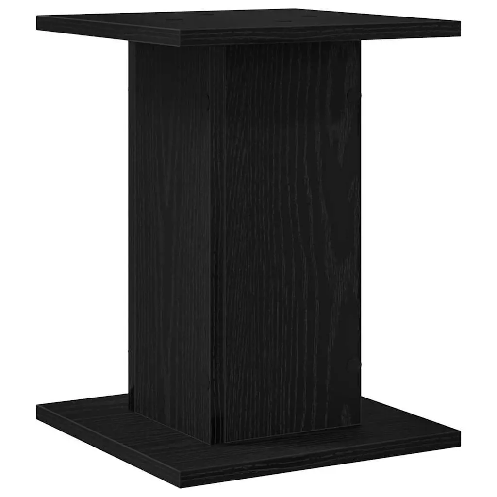 Speaker Stands Black 30 x 30 x 40 cm Modern Audio Support 2 Piece