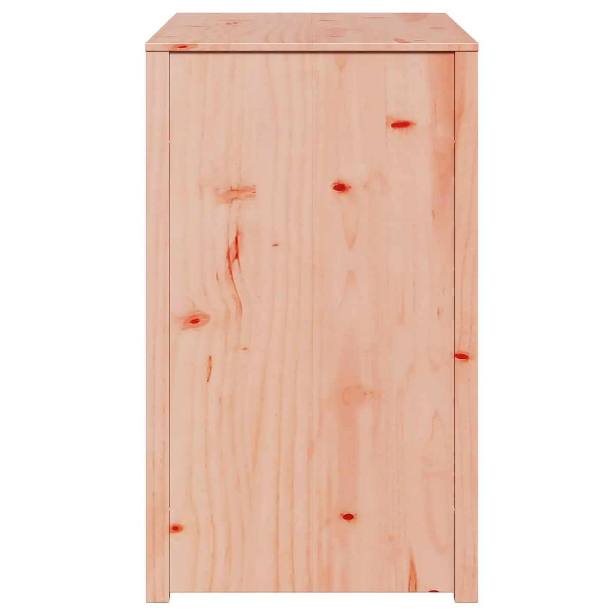 Kitchen Cabinet Brown 106x55x92cm Solid Pine Wood Construction with Board Shelves