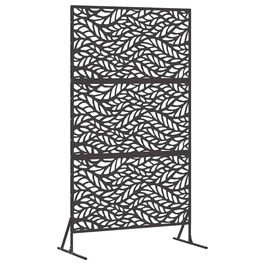 Garden Privacy Screen 100 x 50 x 180 cm Steel Outdoor Patio Barrier Panel