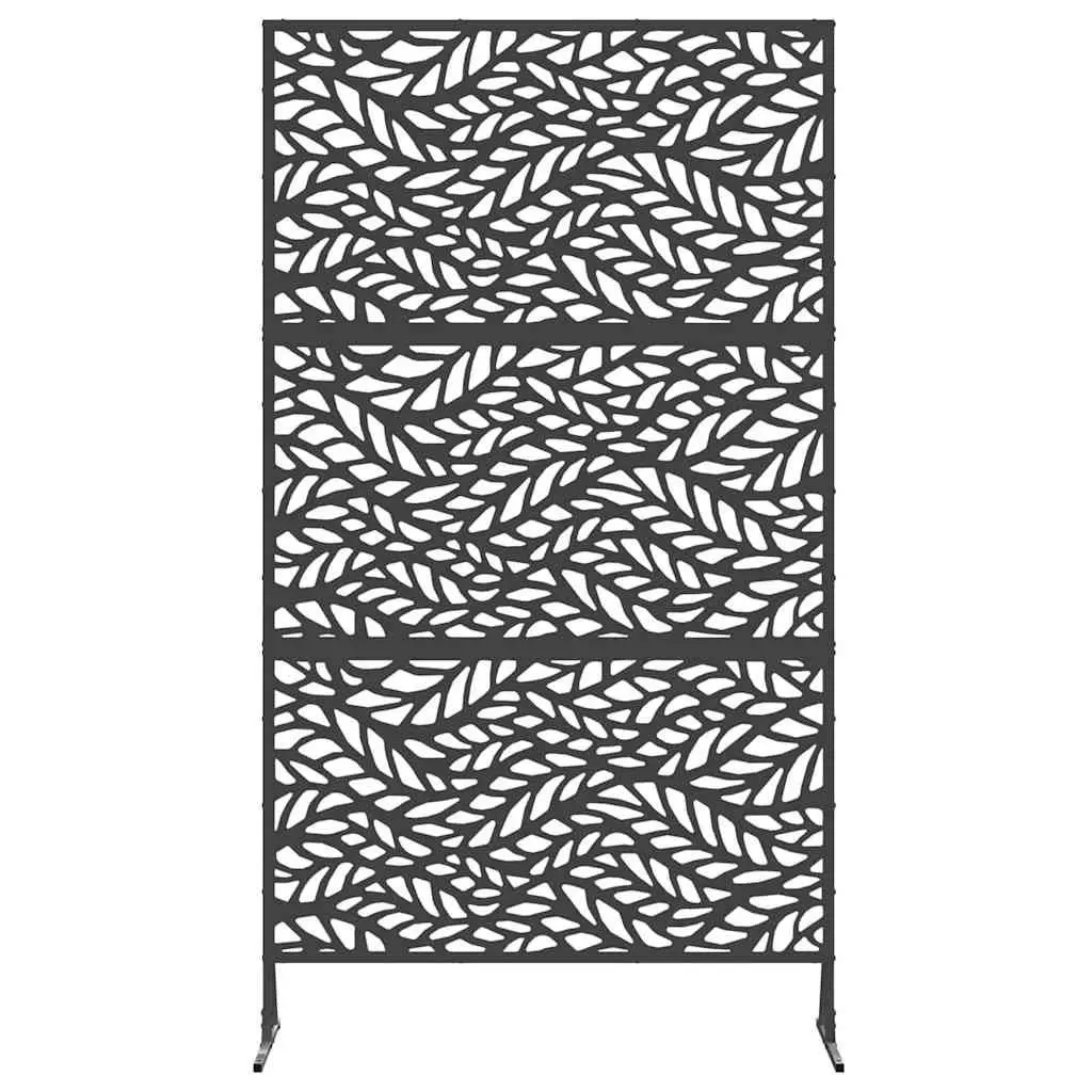 Garden Privacy Screen 100 x 50 x 180 cm Steel Outdoor Patio Barrier Panel