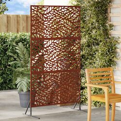 Compact Garden Privacy Screen 100x50x180cm Steel