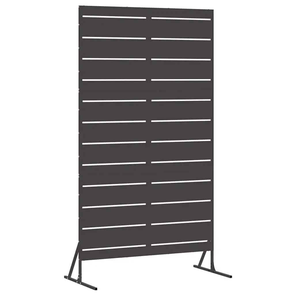 Garden Privacy Screen 100x50x180cm Steel Outdoor Fence Panel Cut-Out Design