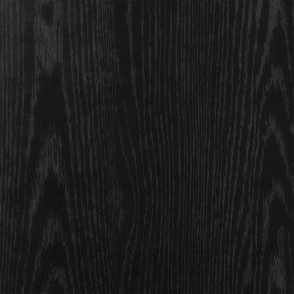 Plant Stand Black 2 Piece Modern Engineered Wood Indoor Outdoor Garden Display Pot